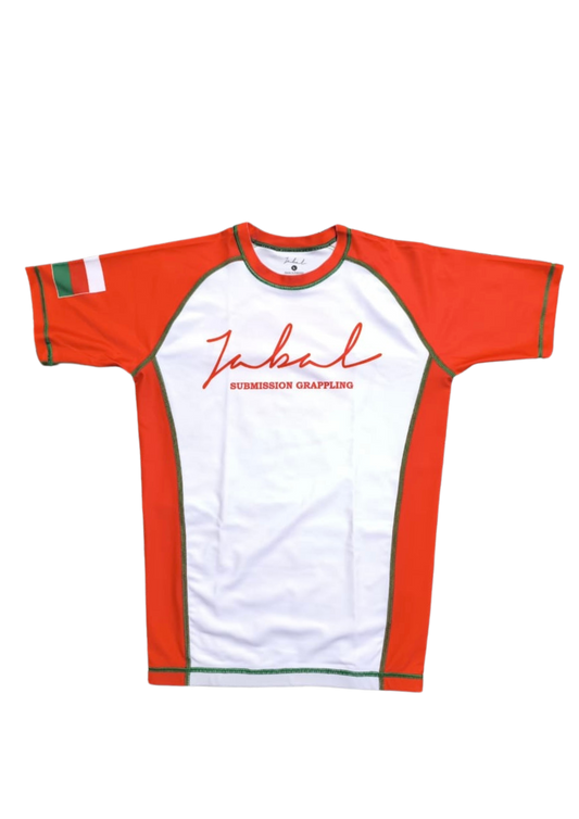 Red Short Sleeved Rash Guard